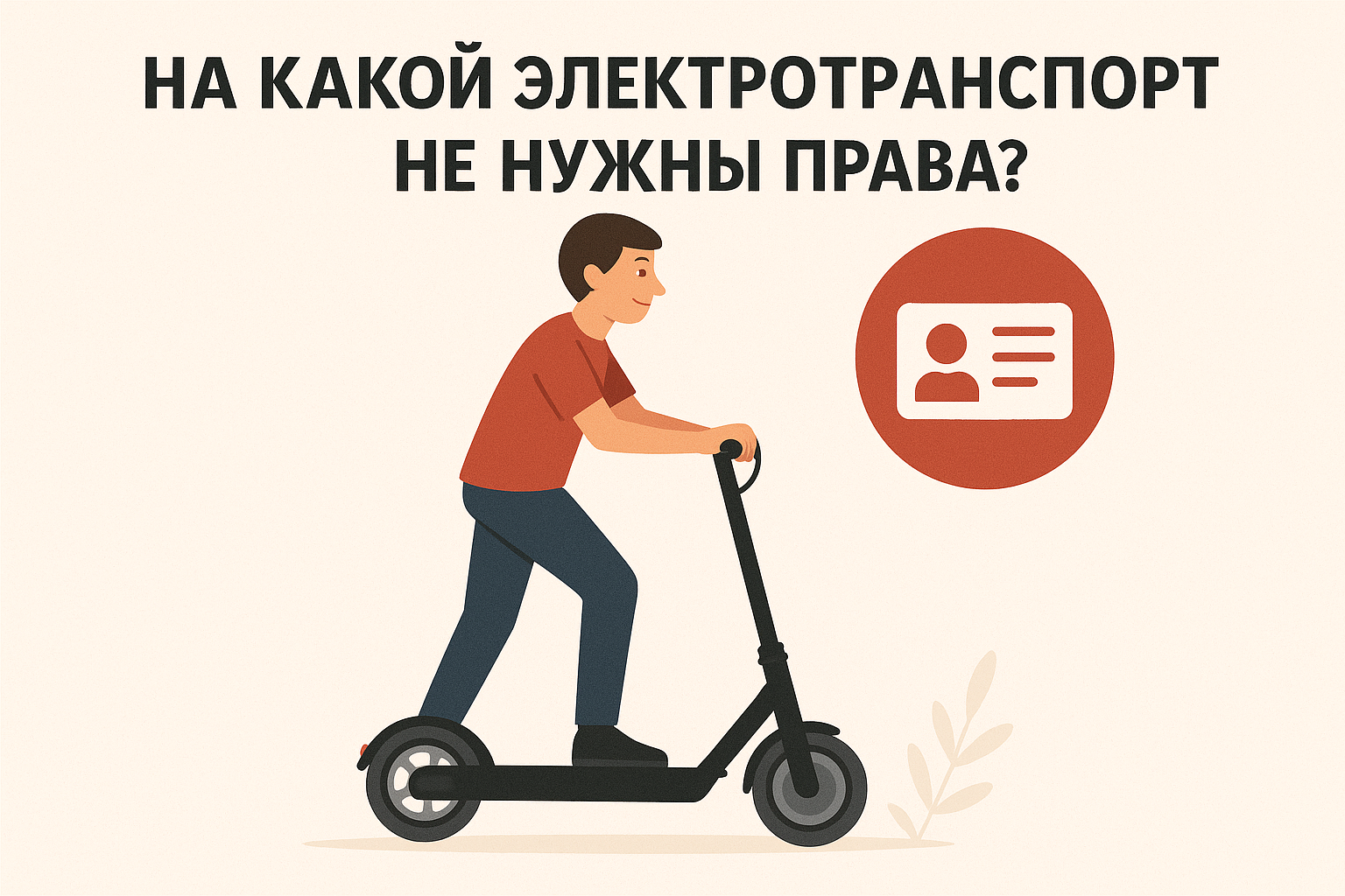 На какой электротранспорт не нужны права в России На какой электротранспорт не нужны права в России