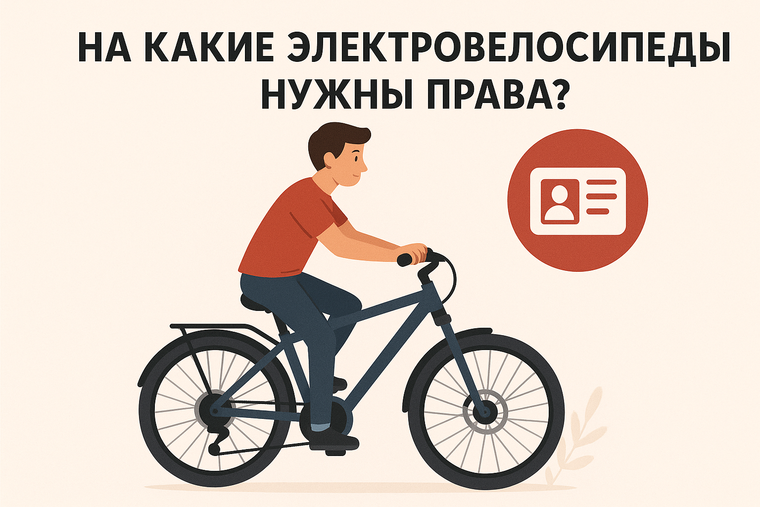 На какие электровелосипеды нужны права в России На какие электровелосипеды нужны права в России